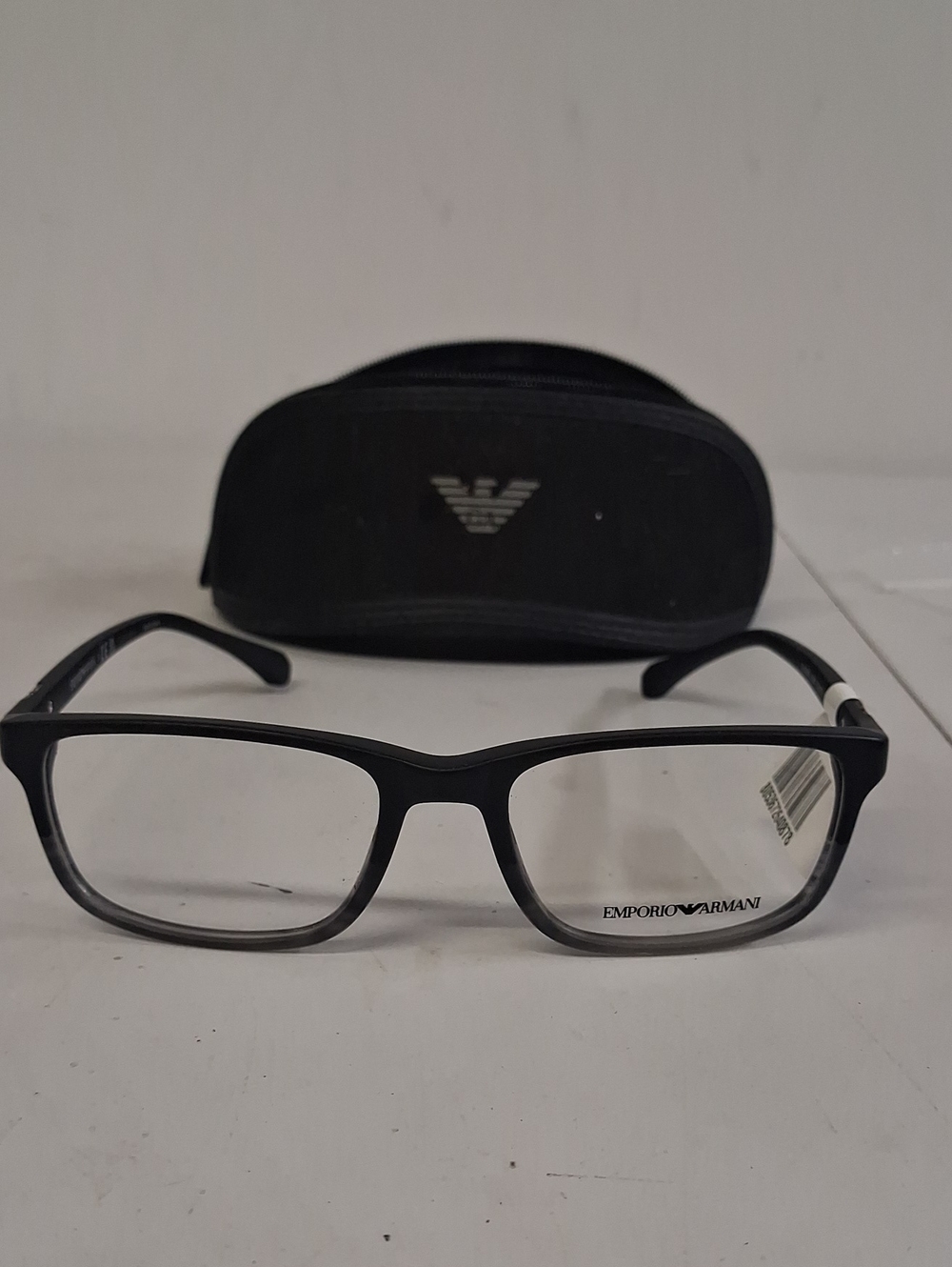 NWT Rxable Emporio Armani OEA3098 Men’s Black Eyeglass Frames